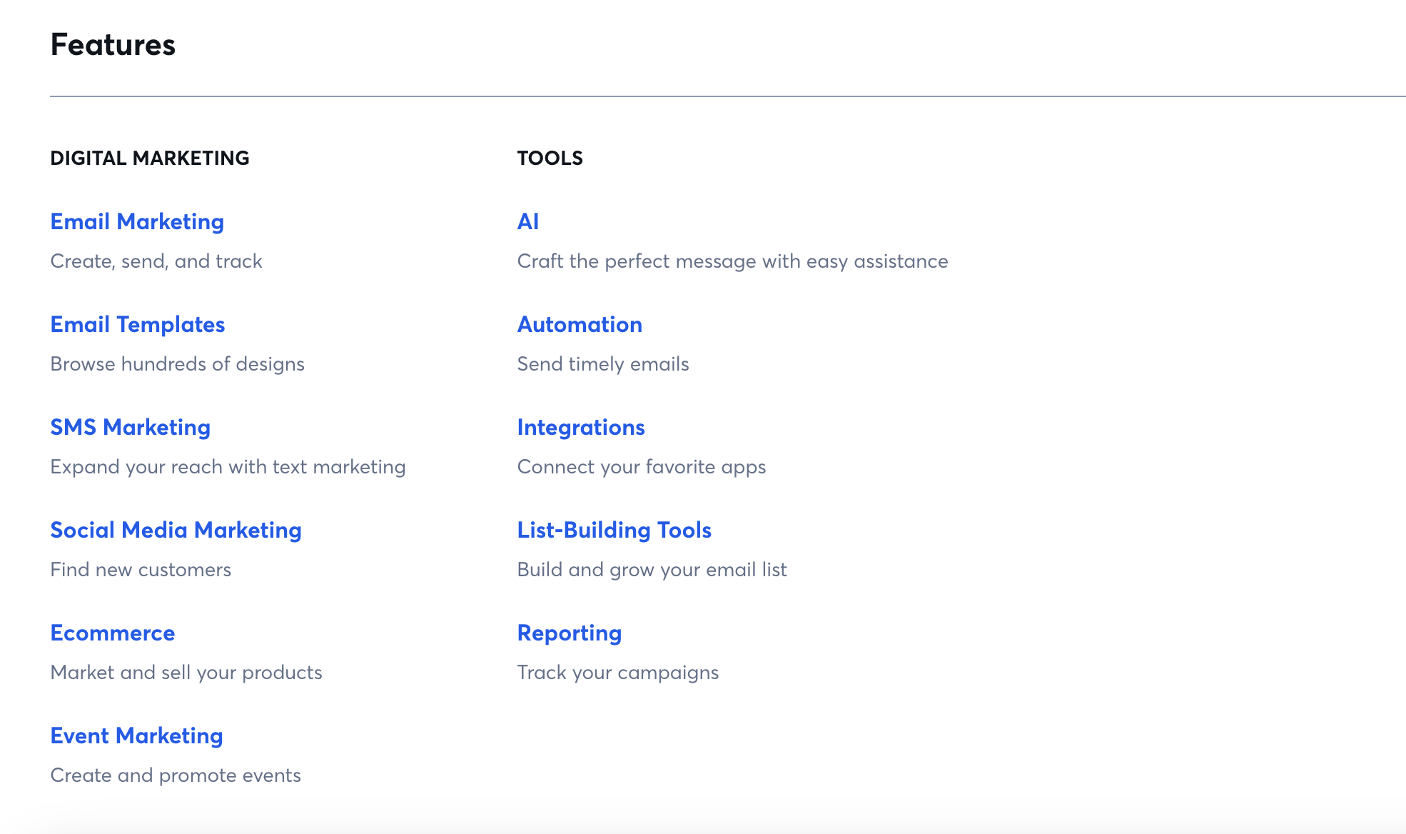 small business email marketing tools